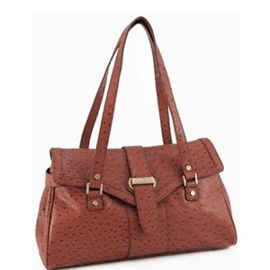 Koret Pure Ostrich British tan Satchel